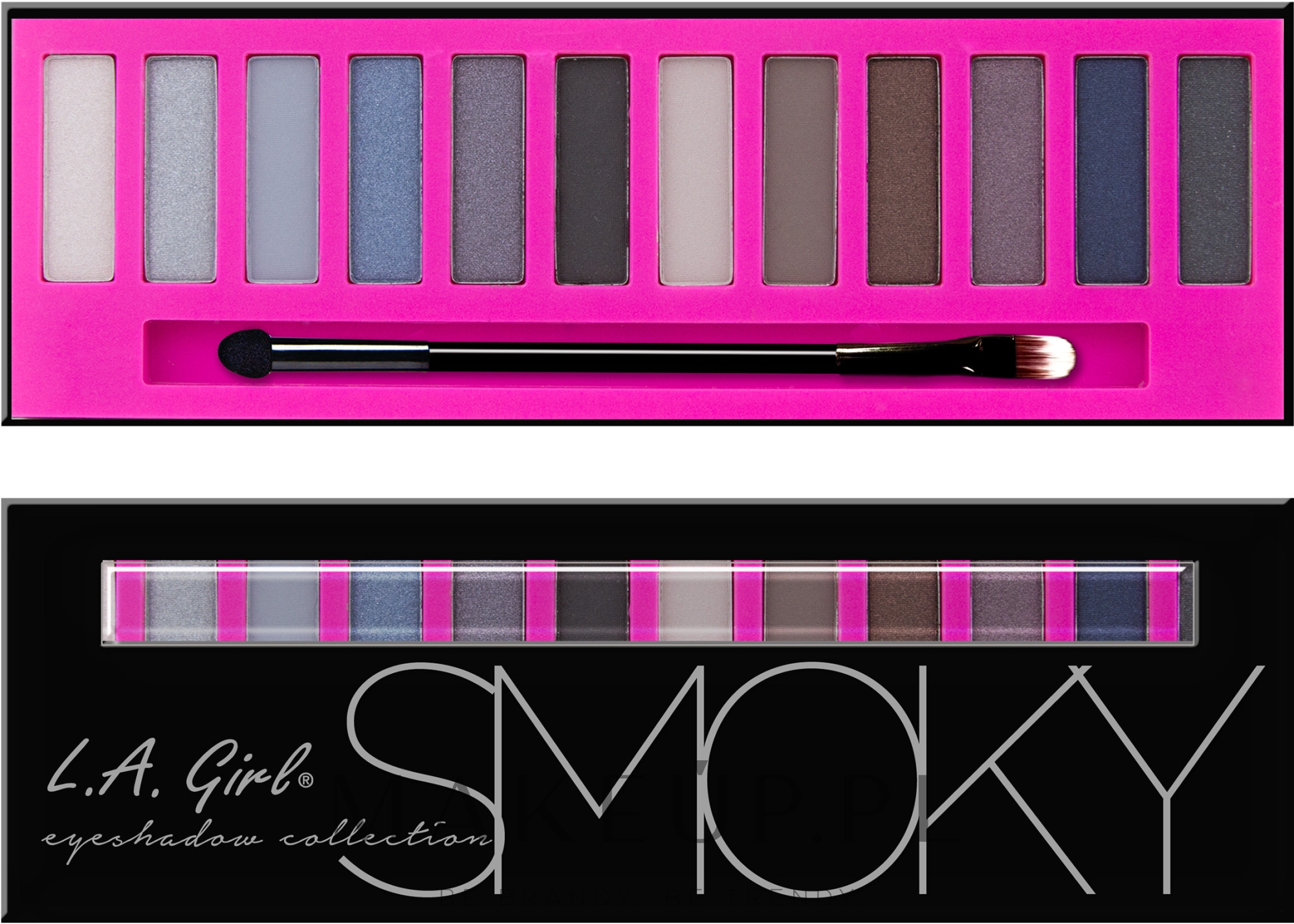 Cień do powiek - L.A. Girl Beauty Brick Eyeshadow Collection — Zdjęcie GES332 - Smoky