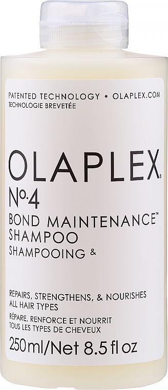 Regenerujący szampon nawilżający do wszystkich rodzajów włosów - Olaplex Professional Bond Maintenance Shampoo N°4 — Zdjęcie N2