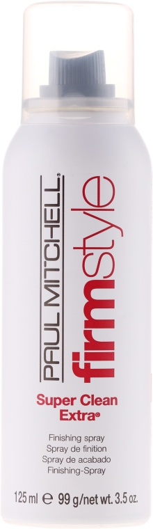 Mocno utrwalający lakier do włosów - Paul Mitchell Firm Style Super Clean Extra