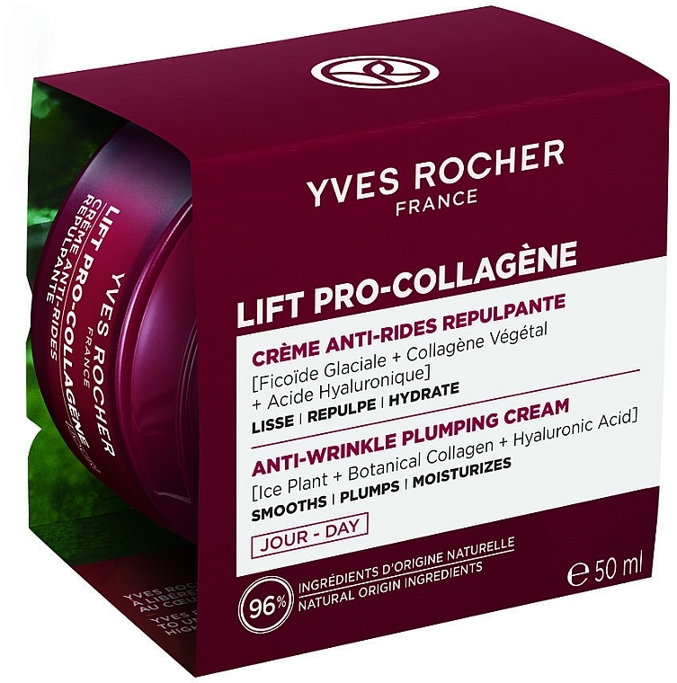 Krem przeciwzmarszczkowy na dzień - Yves Rocher Lift Pro-Collagen Plumping Anti-Wrinkle Day Cream — Zdjęcie N4