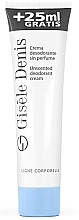 Bezzapachowy dezodorant w kremie - Gisele Denis Unscented Deodorant Cream — Zdjęcie N1