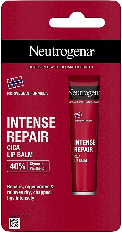 Intensywnie regenerujący balsam do ust - Neutrogena Intense Repair Lip Balm