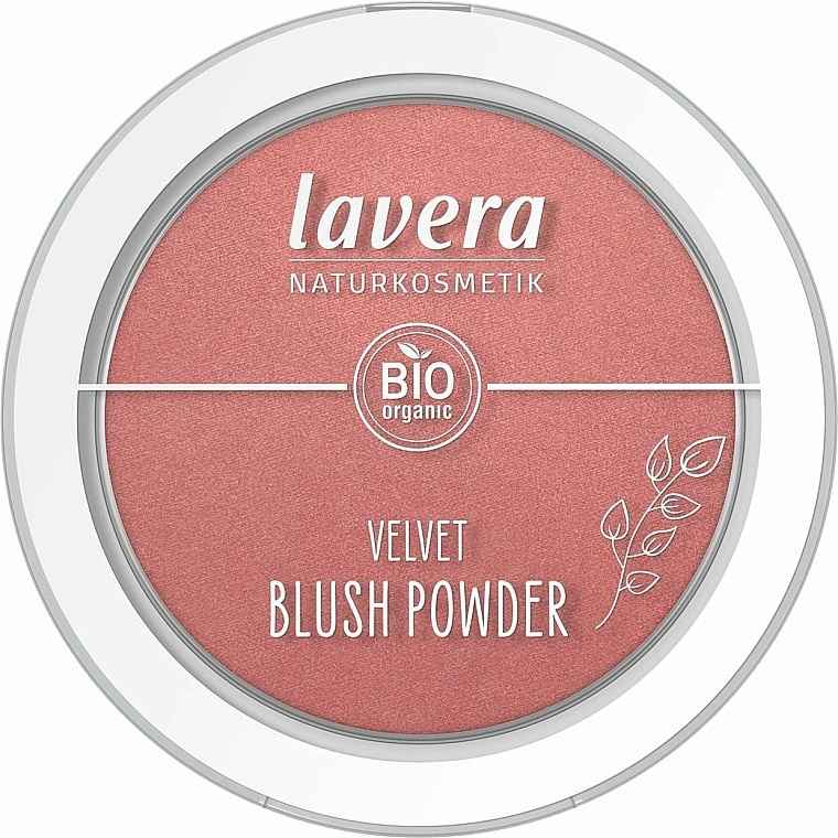 Róż do twarzy w pudrze - Lavera Velvet Blush Powder — Zdjęcie N1