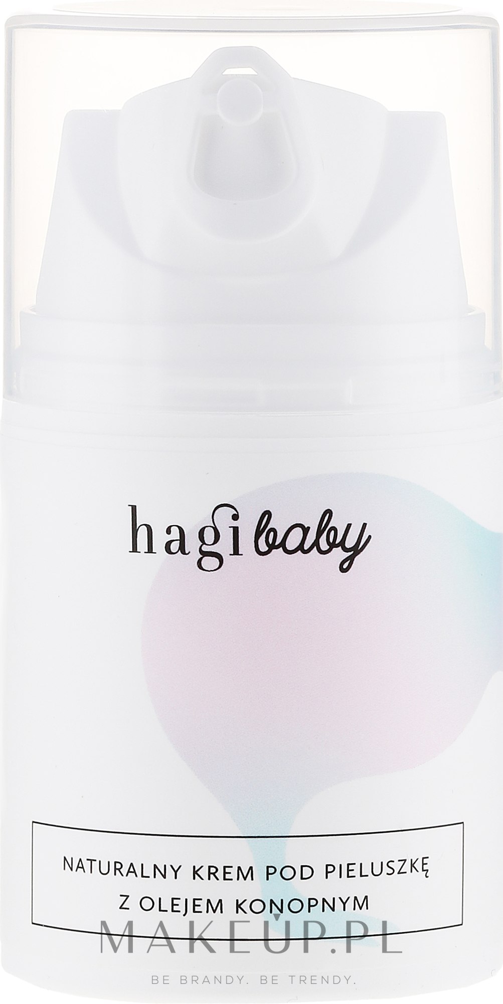 Naturalny krem pod pieluszkę z olejem konopnym - Hagi Baby — Zdjęcie 50 ml
