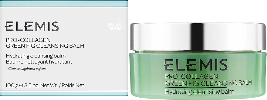 Balsam do mycia o zapachu zielonej figi, bergamotki i malin - Elemis Pro-Collagen Green Fig Cleansing Balm — Zdjęcie N2