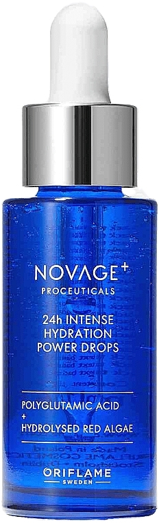 Serum intensywnie nawilżające - Oriflame Novage+ Proceuticals 24H Hydration Power Drops — Zdjęcie N1
