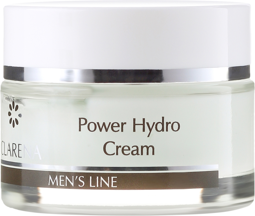 Nawilżający krem do twarzy dla mężczyzn - Clarena Men’s Line Power Hydro Cream — Zdjęcie N2