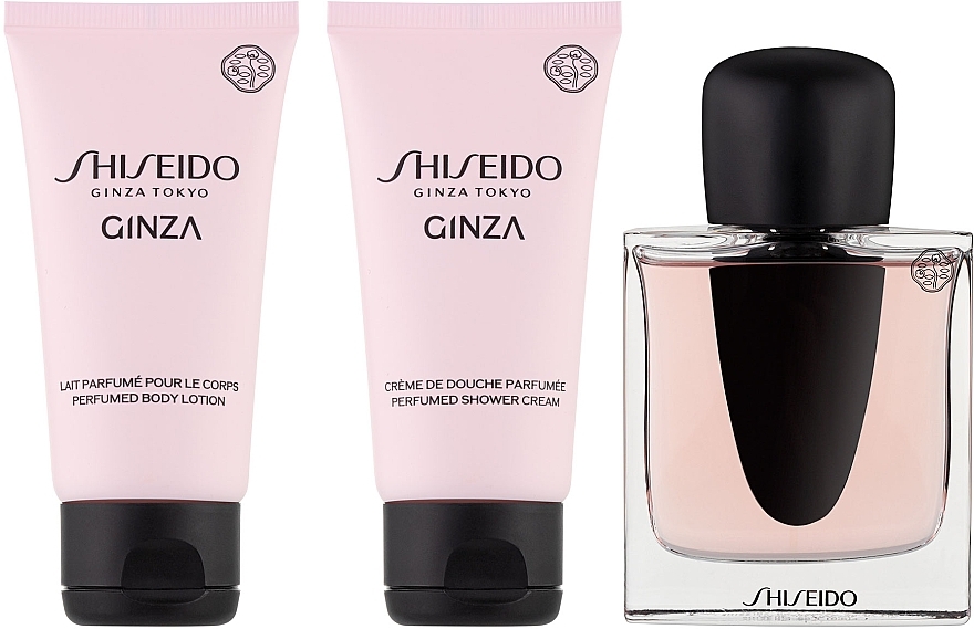 Shiseido Ginza - Zestaw (edp/50ml + b/lot/50ml + sh/cr/50ml) — Zdjęcie N2