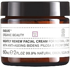 Kup Krem do twarzy - Evolve Organic Beauty Nightly Renew Facial Cream