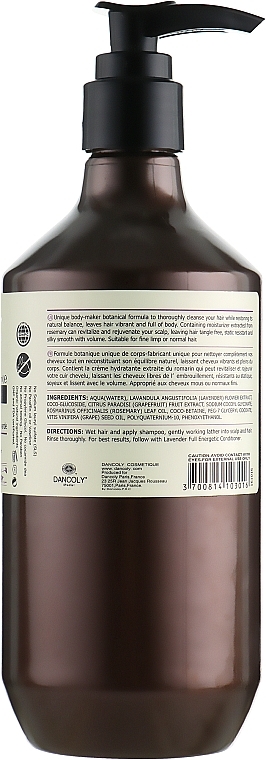 Energetyzujący lawendowy szampon do włosów - Angel Professional Paris Provence Energy With Lavender Shampoo  — Zdjęcie N2