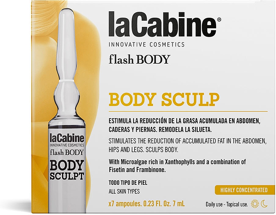 Ampułki do ciała - La Cabine Flash Body Sculp Ampoules  — Zdjęcie N1