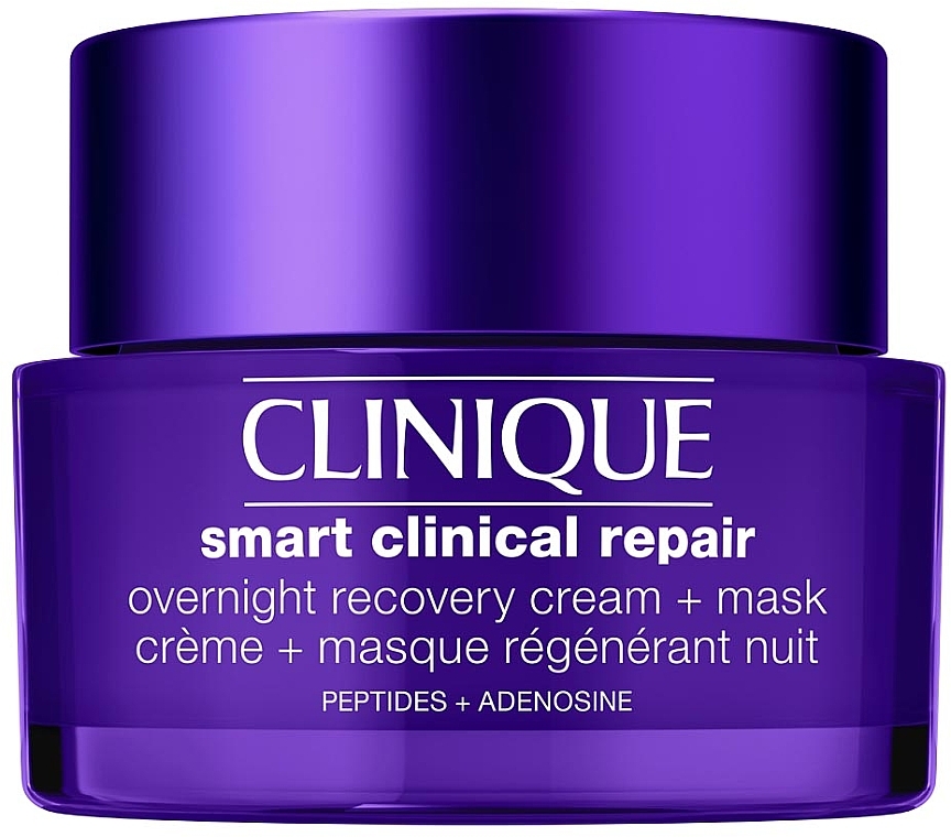 Nocna regenerująca maska-krem do twarzy - Clinique Smart Clinical Repair Overnight Recovery Cream + Mask — Zdjęcie N1