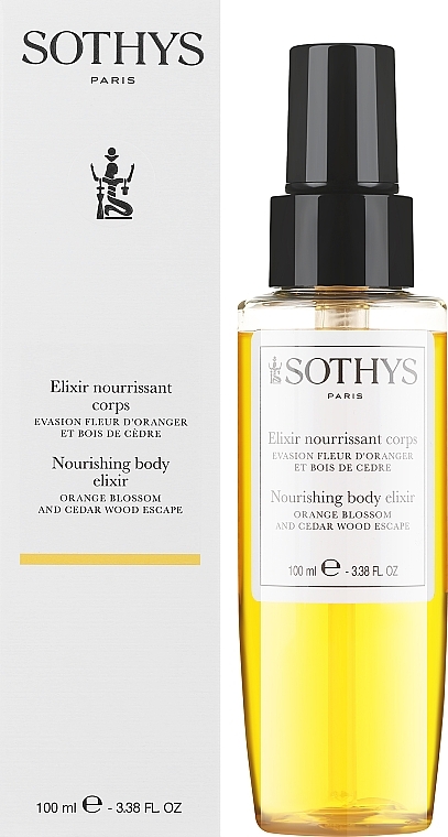 Bogaty eliksir do ciała z pomarańczą i cedr - Sothys Nourishing Body Elixir Orange Blossom And Cedar Escape — Zdjęcie N2