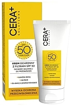 Kup Krem ochronny z filtrami SPF50 do skóry z plamami starczymi - CERA+ Solutions Protective Cream With SPF50