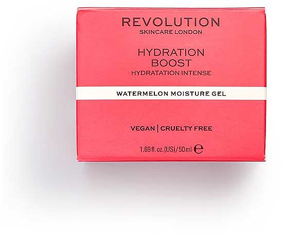 Nawilżający krem do twarzy z ekstraktem z arbuza - Revolution Skincare Watermelon Moisture Gel Hydration Boost — Zdjęcie N2