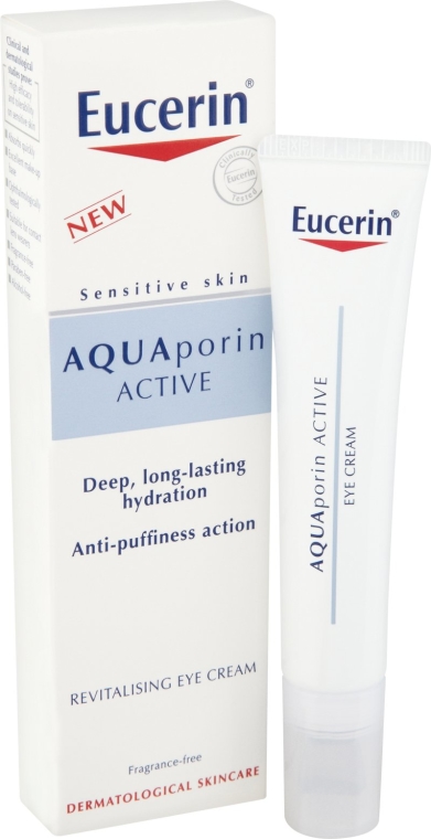 Rewitalizujący krem pod oczy - Eucerin AquaPorin Active Deep Long-lasting Hydration Revitalising Eye Cream