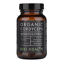 Kup Suplement diety Ekstrakt z grzybów Kordyceps - Kiki Health Organic Cordyceps Mushroom Extract 400mg