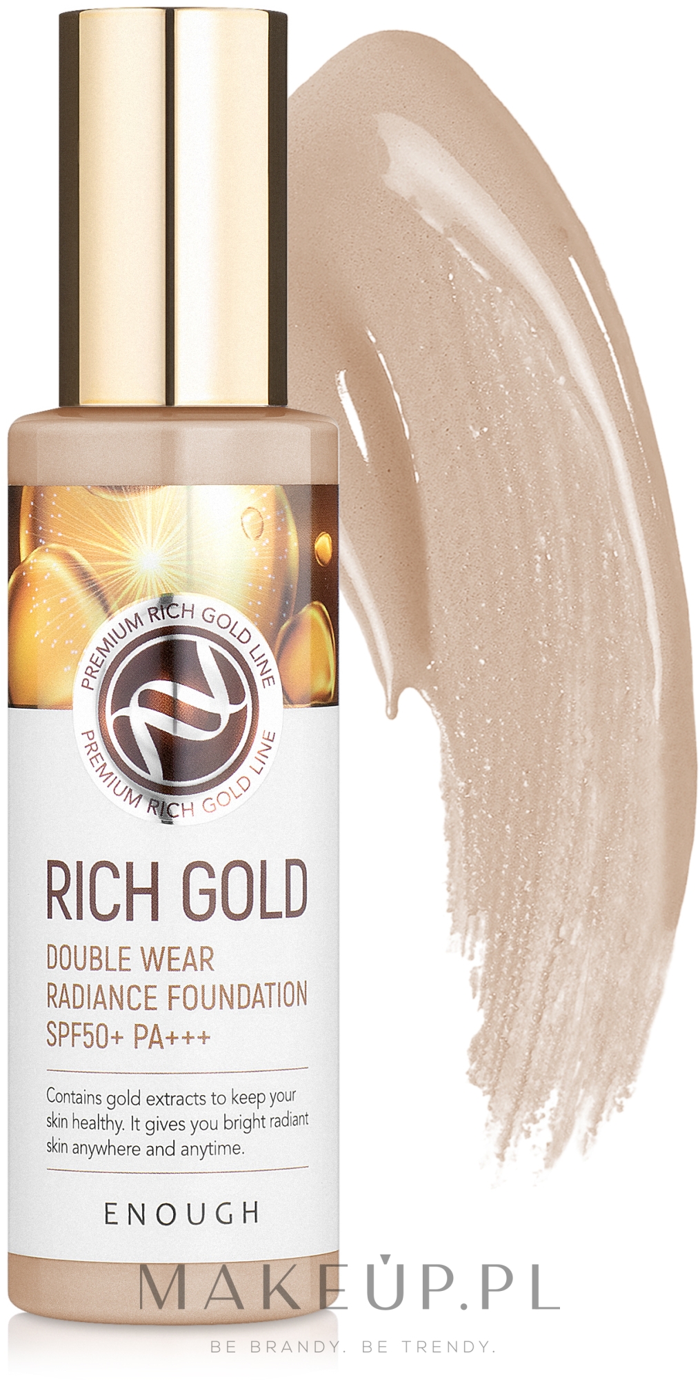 Rozświetlający podkład do twarzy SPF 50+/PA+++ - Enough Rich Gold Double Wear Radiance Foundation SPF50+ PA+++ — Zdjęcie 21