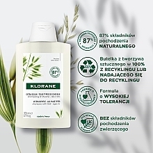 Delikatny szampon do włosów z mleczkiem owsianym - Klorane Gentle Shampoo With Oat Milk — Zdjęcie N5