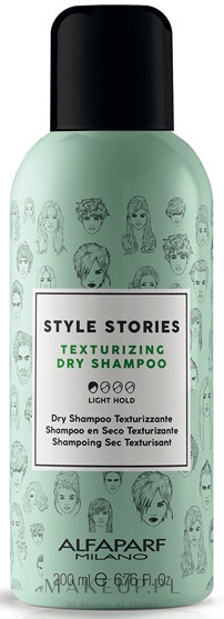 Suchy szampon teksturyzujący do włosów - Alfaparf Milano Style Stories Texturizing Dry Shampoo — Zdjęcie 200 ml