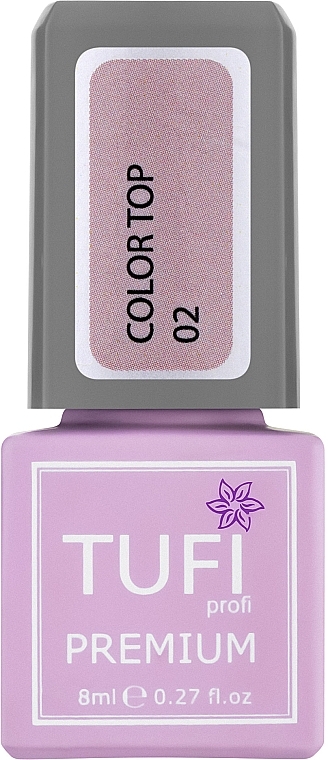 Kolorowy top do paznokci - Tufi Profi Premium Color Top