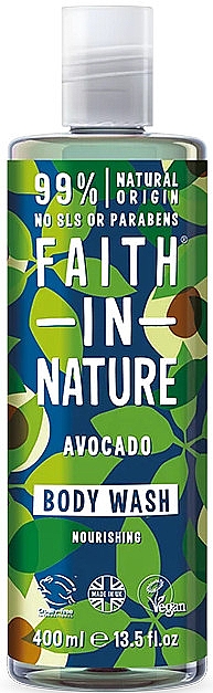 Odżywczy żel pod prysznic Awokado - Faith In Nature Avocado Body Wash — Zdjęcie N1