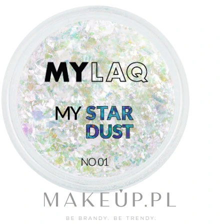 Brokatowy pyłek do paznokci - MylaQ My Star Dust — Zdjęcie 01