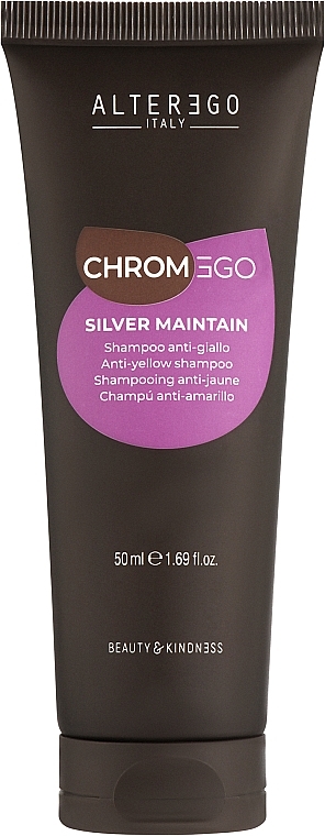 Szampon do włosów blond i siwych - Alter Ego ChromEgo Silver Maintain Shampoo — Zdjęcie N3