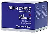 Krem do twarzy z kolagenem - Mila D’Opiz Classics Collagen Rich Cream — Zdjęcie N1