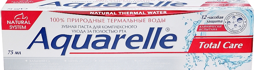 Pasta do zębów - Sts Cosmetics Aquarelle Thermal Total Care Toothpaste — Zdjęcie N1