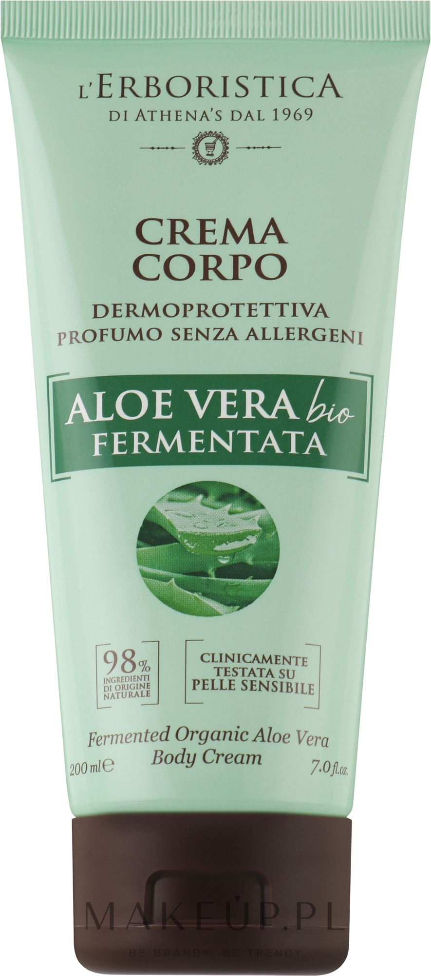 Krem do ciała - Athena's Erboristica Aloe Vera Body Cream — Zdjęcie 200 ml