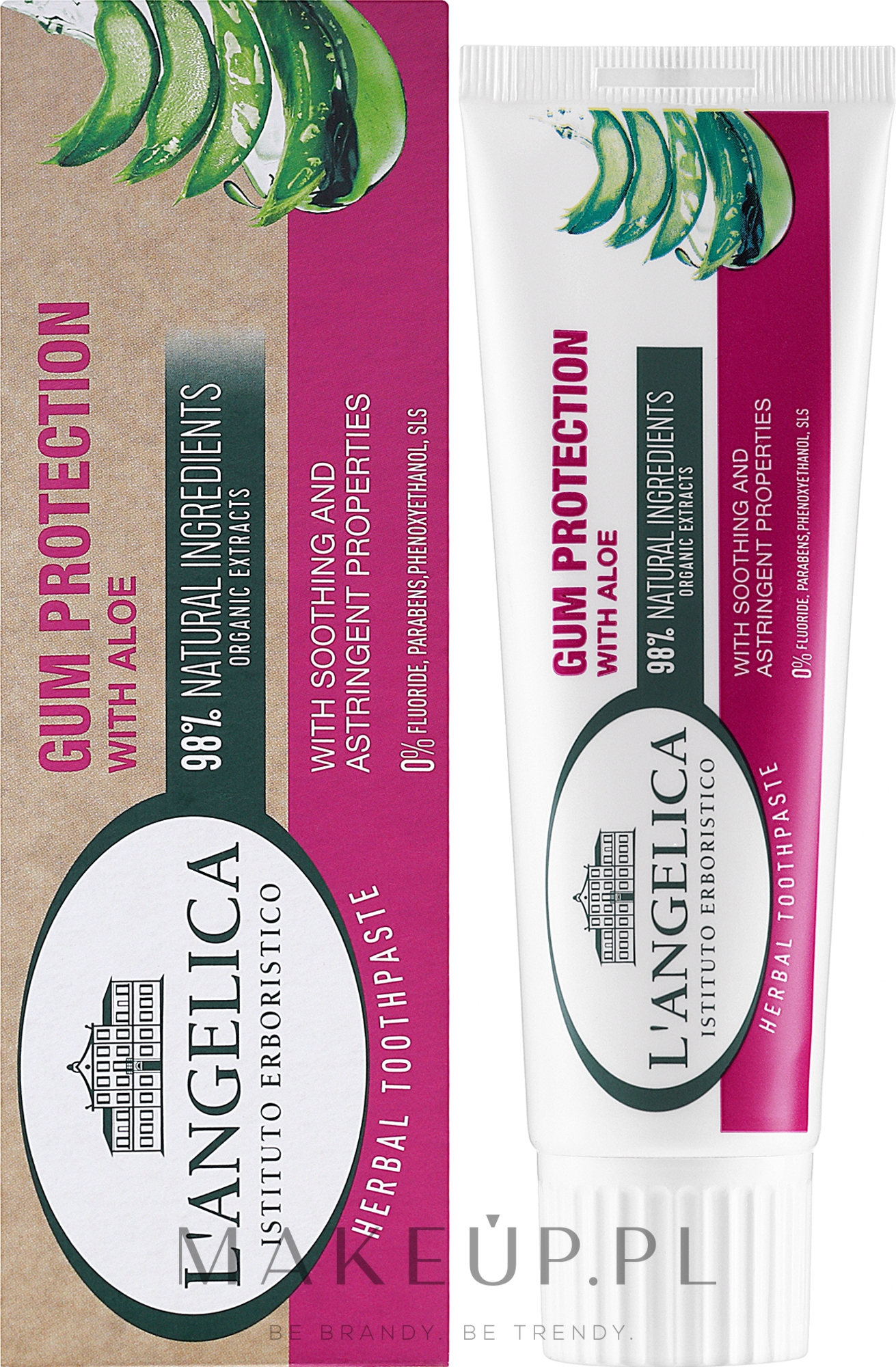 Aloesowa pasta do zębów - L'Angelica Gum Protection With Aloe — Zdjęcie 75 ml