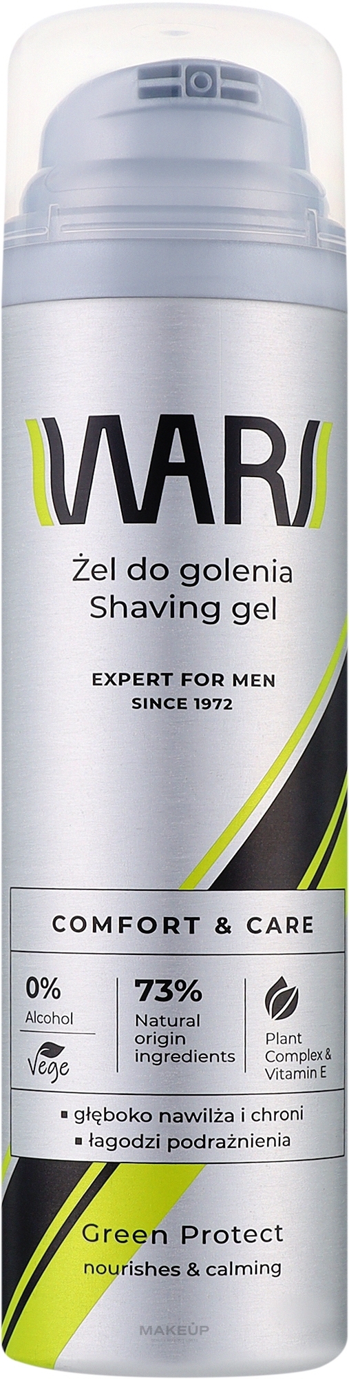 Żel do golenia dla mężczyzn z witaminą E - Wars Expert For Men  — Zdjęcie 200 ml