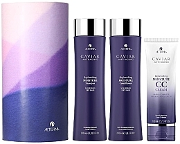 Kup Zestaw - Alterna Caviar Anti Aging Replenishing Moisture Splash (shm/250ml + cond/250ml + cr/100ml)