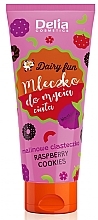 Mleczko pod prysznic Ciasteczka malinowe - Delia Dairy Fun Raspberry Cookies — Zdjęcie N1