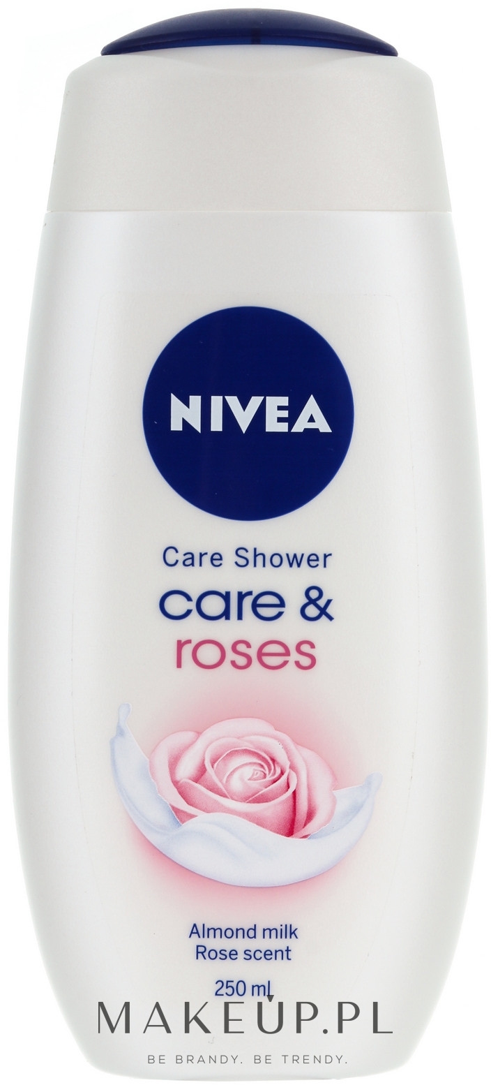 Kremowy żel pod prysznic - NIVEA Bath Care Cream Shower Rose And Milk — Zdjęcie 250 ml