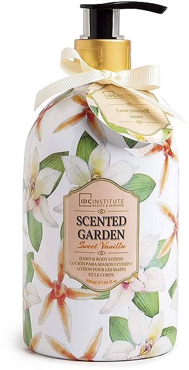 Balsam do rąk i ciała Słodka wanilia - IDC Institute Scented Garden Hand & Body Lotion Sweet Vanilla — Zdjęcie N1
