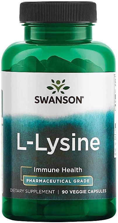 Suplement diety L-lizyna 500mg - Swanson L-Lysine — Zdjęcie N1