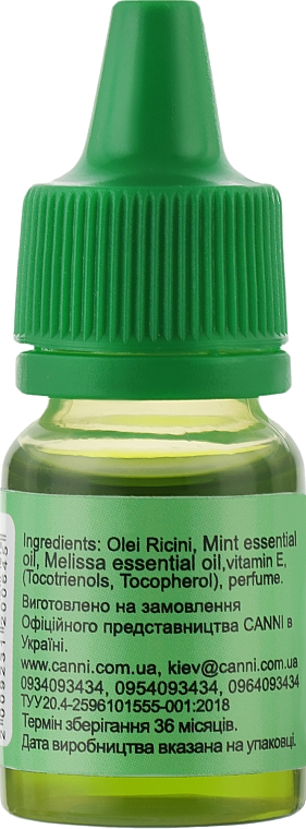 Olejek do skórek Mięta - Canni Cuticle Oil Mint — Zdjęcie N2