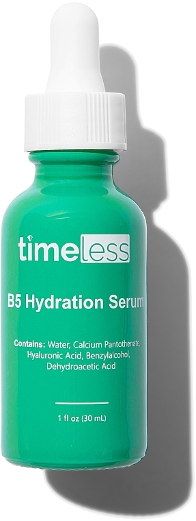 Nawilżające serum do twarzy z witaminą B5 i kwasem hialuronowym - Timeless Skin Care B5 Hydration Serum — Zdjęcie N1