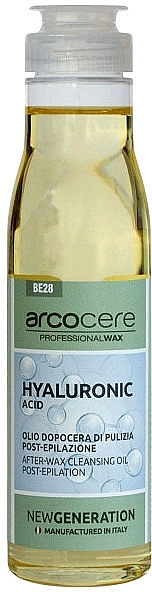 Kojący olejek do ciała po depilacji z kwasem hialuronowym - Arcocere Professional Hyaluronic Acid After Wax Cleansing Oil Post-Epilation