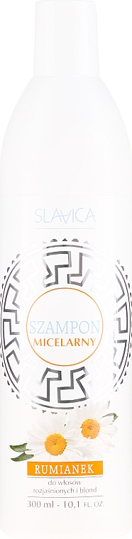 Szampon micelarny do włosów rozjaśnianych i blond Rumianek - Slavica — Zdjęcie N1