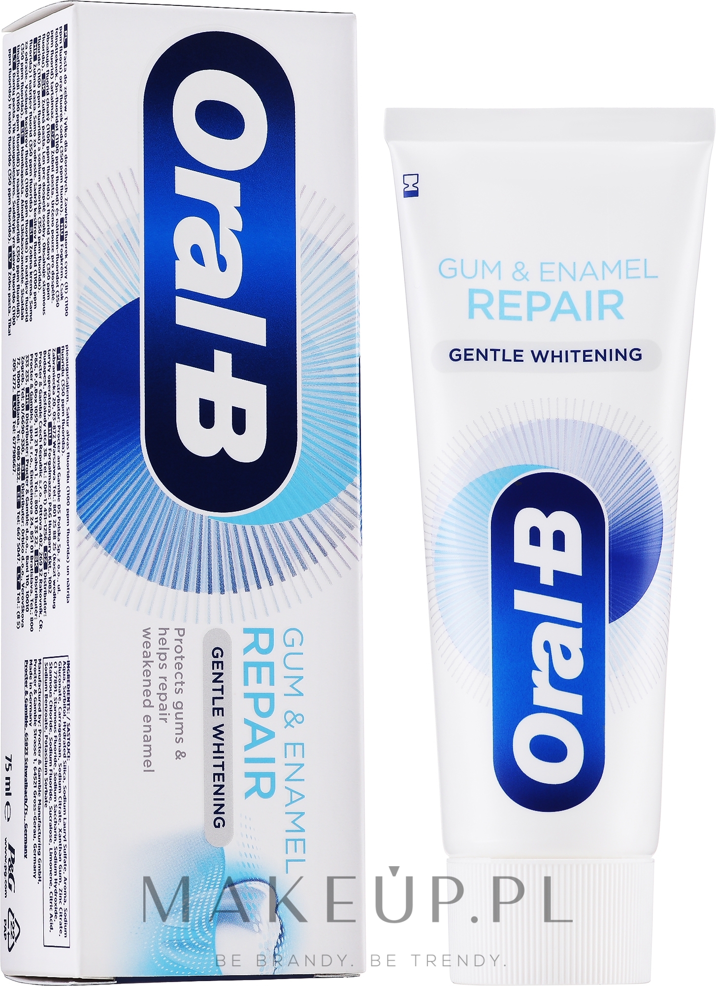 Wybielająca pasta do zębów - Oral-B Professional Gum & Enamel Repair Gentle Whitening — Zdjęcie 75 ml