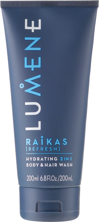 Nawilżający żel do mycia ciała i włosów dla mężczyzn 2 w 1 - Lumene Raikas [Refresh] Hydrating 2 in 1 Body & Hair Wash