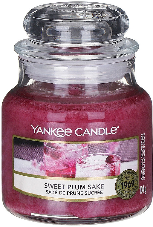 Świeca zapachowa w słoiku - Yankee Candle Sweet Plum Sake — Zdjęcie N1