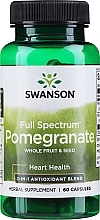 Suplement diety Granat - Swanson Full Spectrum Pomegranate Whole Fruit and Seed  — Zdjęcie N1