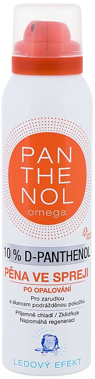 Kojący mus po opalaniu z D-panthenolem 10% Lodowy efekt - Panthenol Omega 10% D-Panthenol After-Sun Mousse — Zdjęcie N1