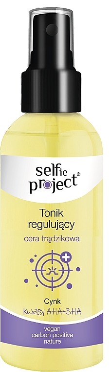 Tonik regulujący do cery trądzikowej - Selfie Project Tonic — Zdjęcie N1