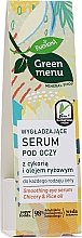 Wygładzające serum pod oczy z cykorią i olejem ryżowym - Farmona Green Menu — Zdjęcie N2