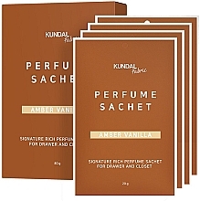 Kup Saszetka zapachowa - Kundal Fabric Amber Vanilla Signature Rich Perfume Sachet